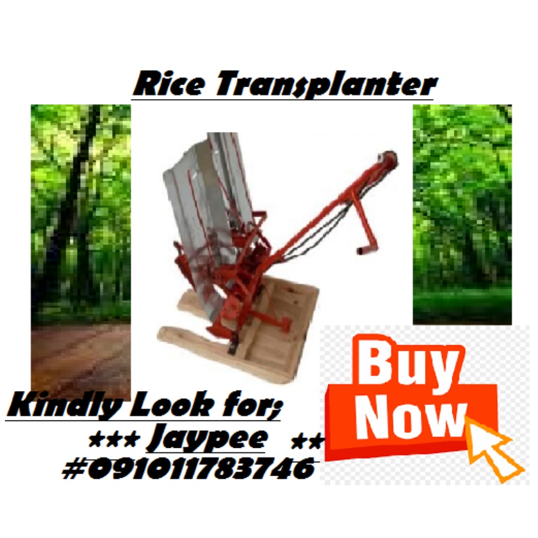 Rice transplanter CY2, Everything Else, Others on Carousell