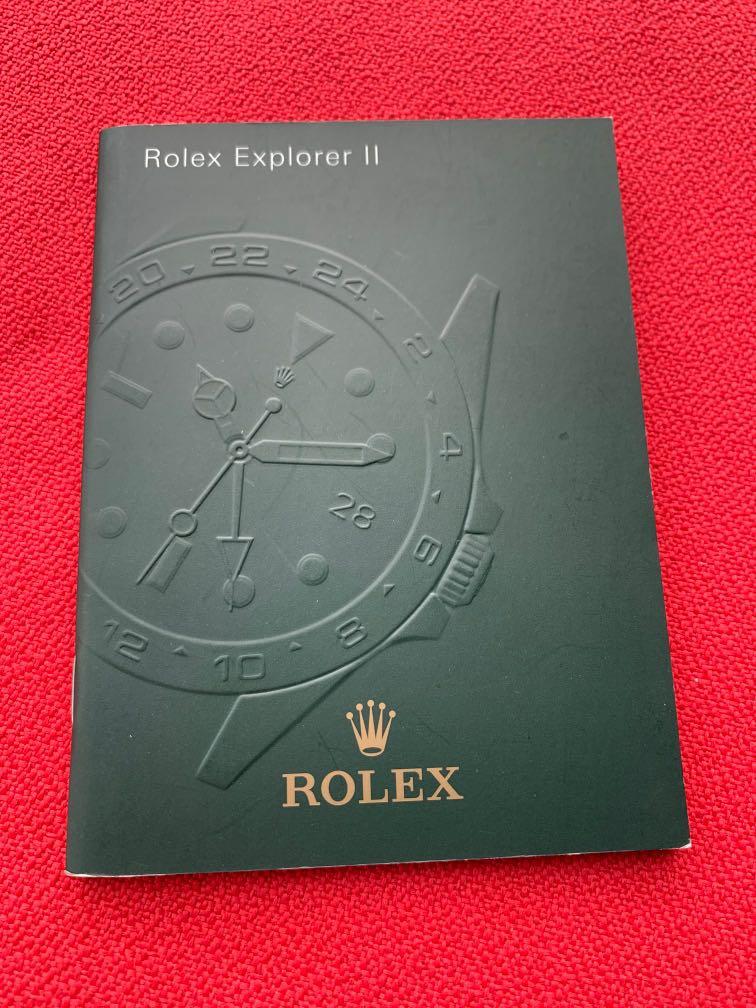 rolex explorer ii manual