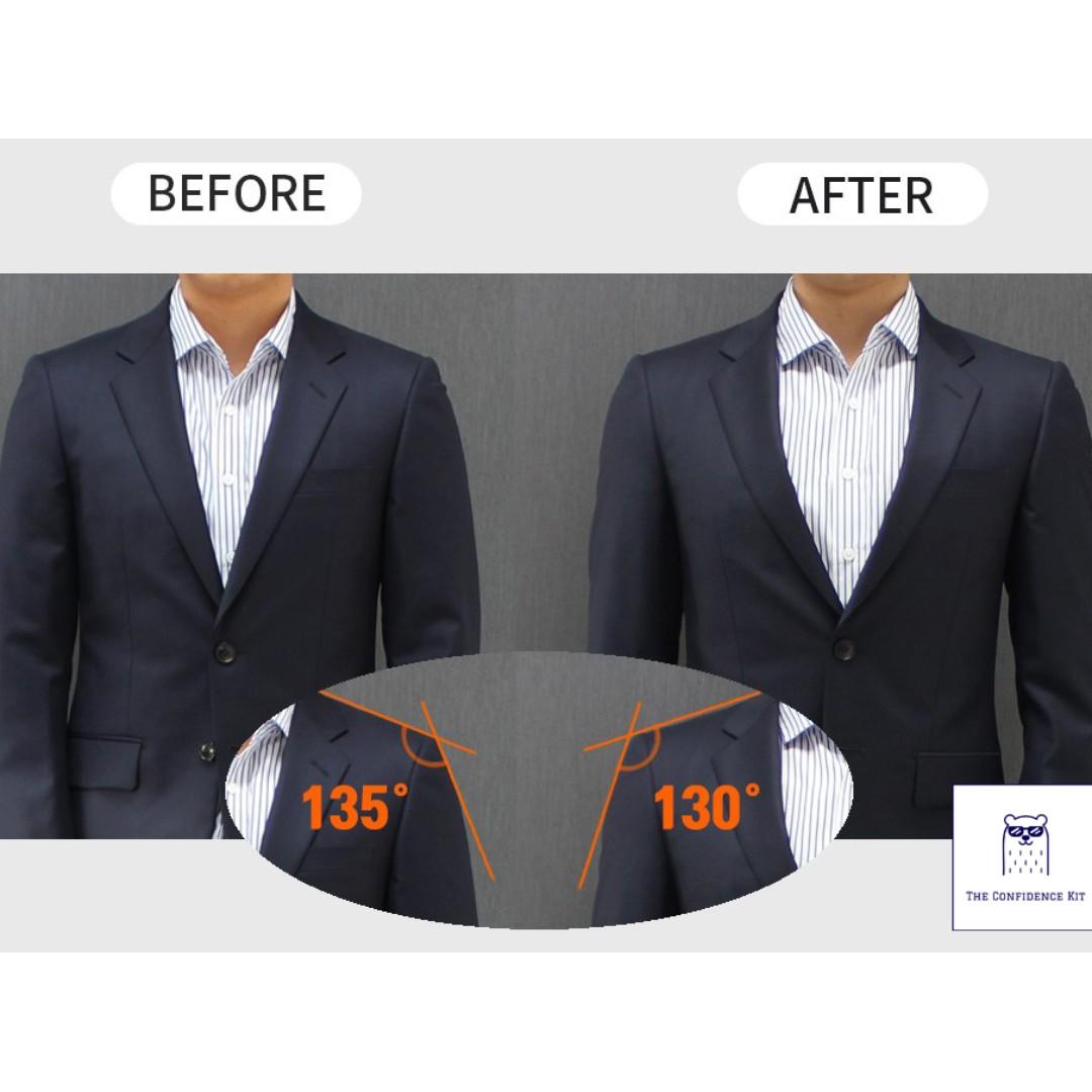 Shoulder Padded Undershirt (Men), Men's Fashion, Tops & Sets, Formal