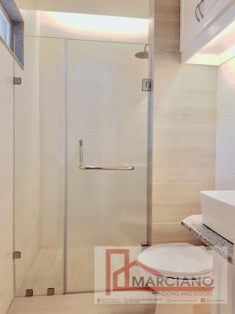 Shower Enclosure Tempered glass (Category: Construction & Building Materials) located in Pasig City. Submitted by marciano.windoors (Listing ID 254406828, Image 2). Description: Free Estimate, Free Delivery and Installation 24/7 Chat Support I Call NOW! 📞 0936 9900 907 / 0915 618 6738 ☎️ (02) 239 9265 📧 marciano.info@gmail.com Fb: https://www.facebook.com/Marciano.Windoors/ 🌍 www.marciano-glassanddecor.com ✔️Quality materials and accessories ✔