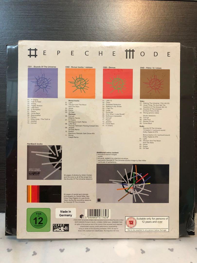 Sounds of the Universe Deluxe Box Set (3 CDs/DVD/2 Books) Box set, Extra  tracks Edition by Depeche Mode (2009), TV & Home Appliances, TV &  Entertainment, TV Parts & Accessories on Carousell