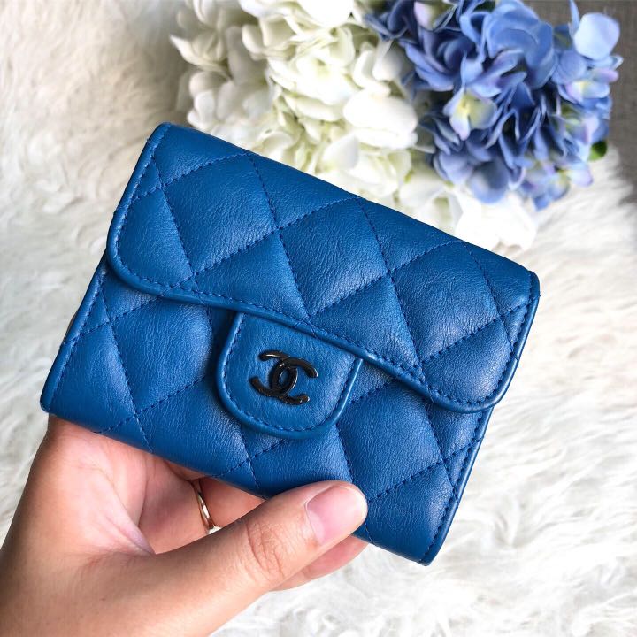 CHANEL Denim Blue Wallets for Women for sale