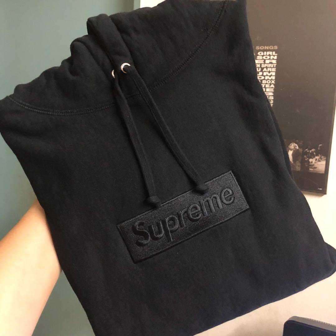 Logo Hoodie Black Tonal FW14 