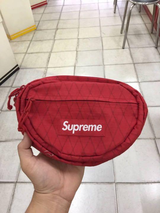 Supreme Waist Bag (FW18) Red - Size One Size