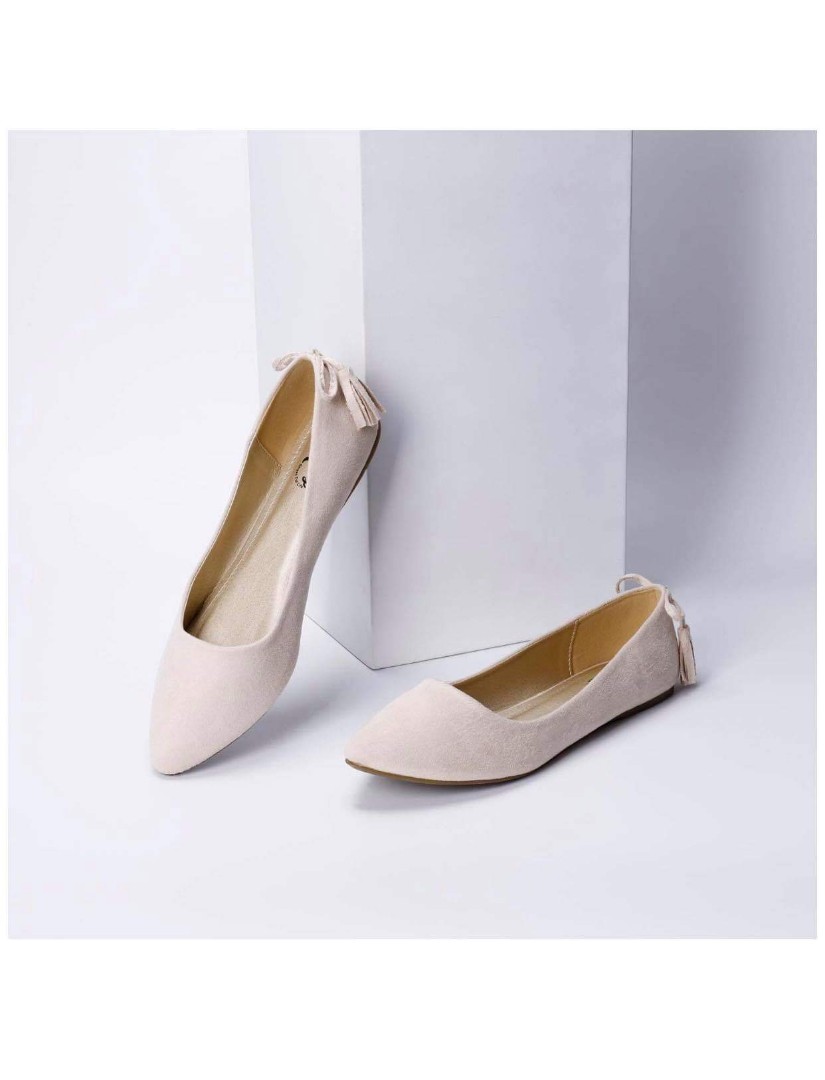 Trary Flat Doll Ballet Shoes, Women's Fashion, Footwear, Flats & Sandals on Carousell