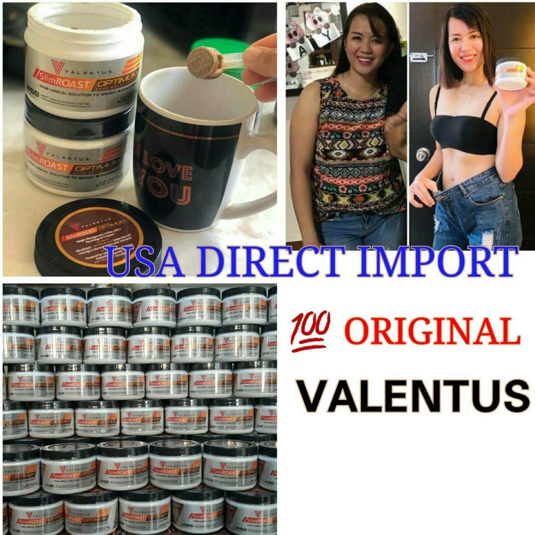 Valentus Slim Roast Coffee direct from USA NOT LOCAL [AUTHENTIC OR MONEY BACK] Good for 1 month