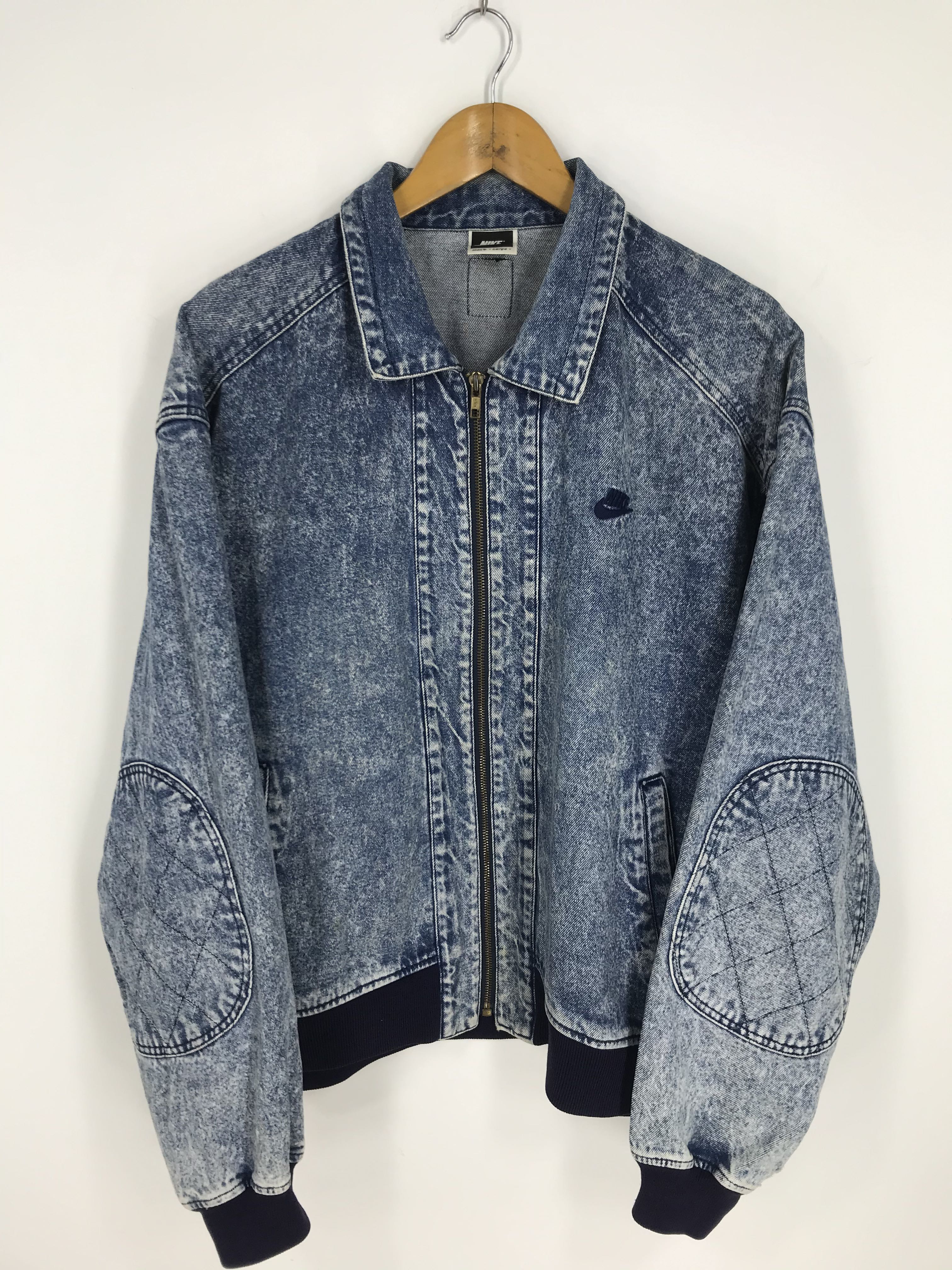 Vintage nike denim jacket cheap