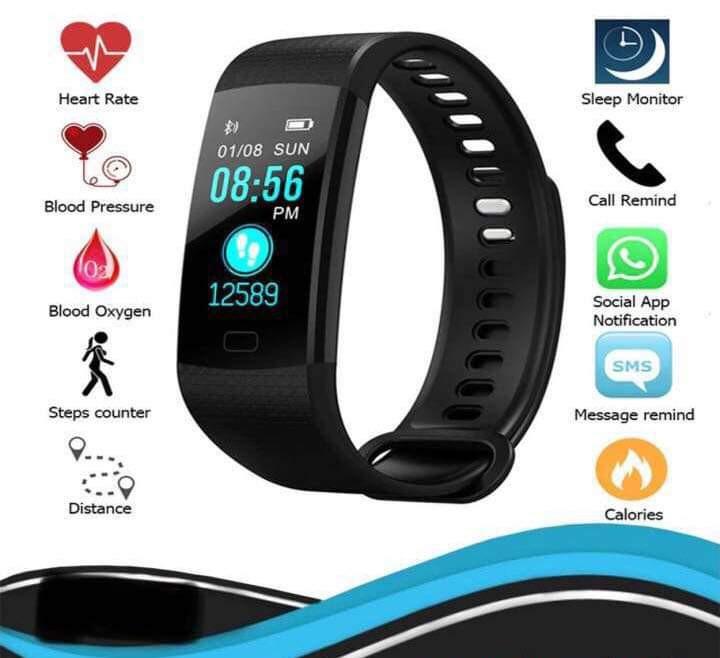 y5 wristband heart rate blood