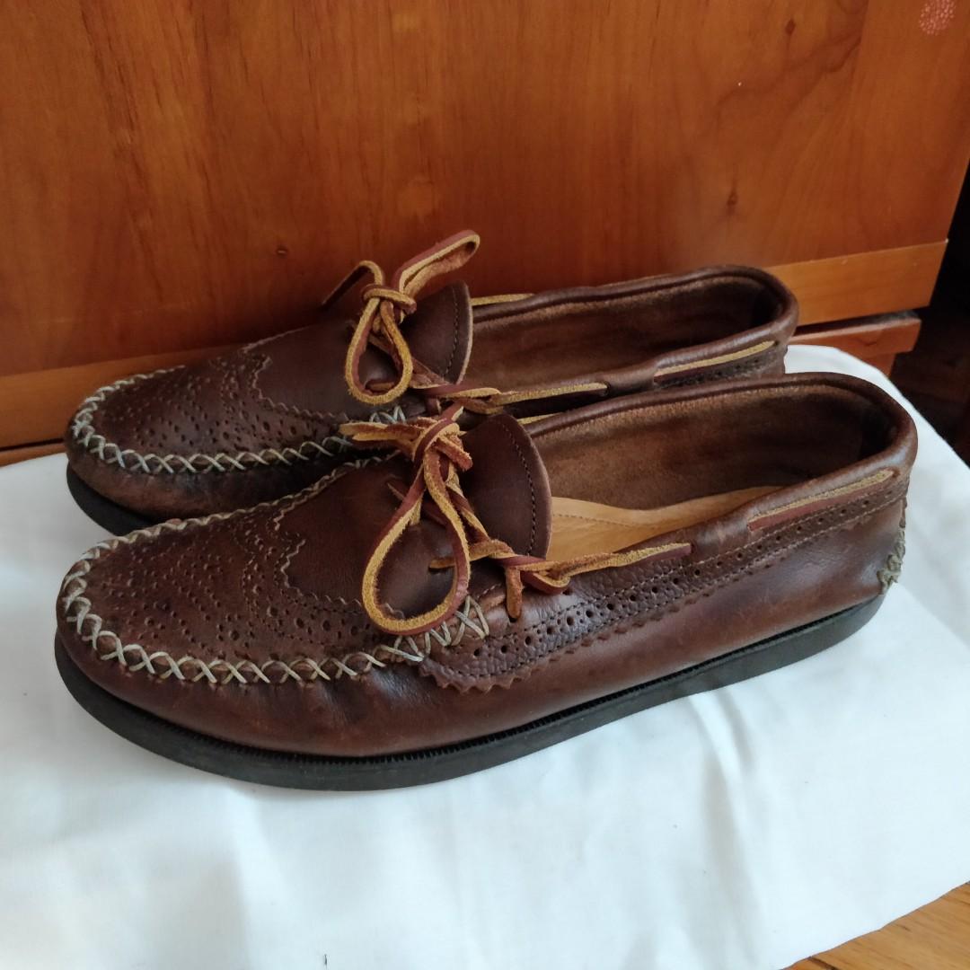Yuketen Wingtip Canoe Boat Shoes, 男裝 