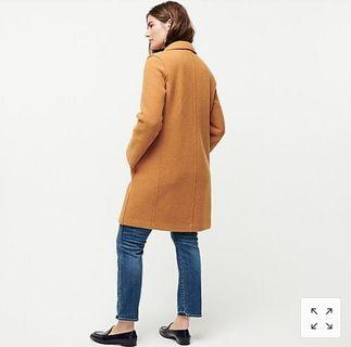 J Crew Daphne Topcoat 100% Wool Size 2