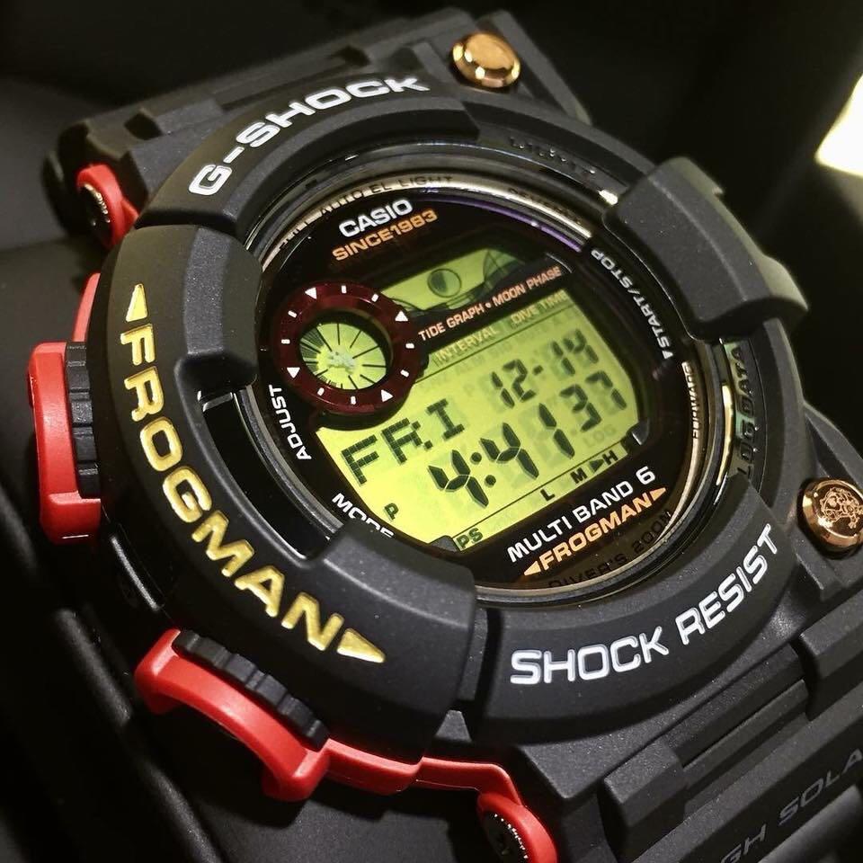 100 Authentic new Casio G Shock Magma Ocean 35th Anniversary Frogman frogman GWF 1035F 1 Watch LE Made in Japan highly collectible