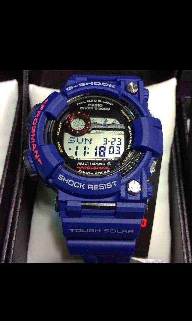 100 Authentic New Casio G Shock Men In Navy Frogman GWF 1000NV 2