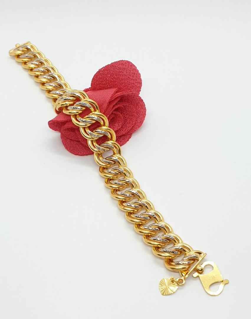 20cm Gelang Tangan Coco Dewasa Emas 916 Women S Fashion Jewellery On Carousell