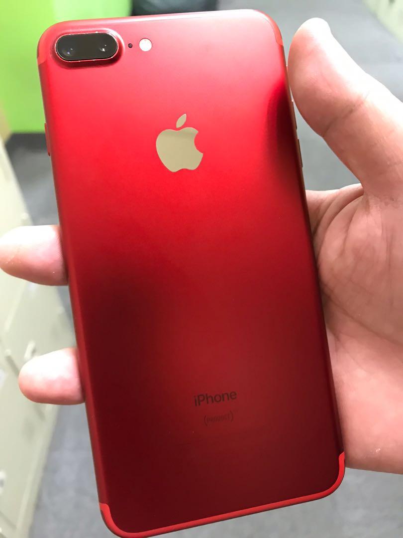 2nd Hand Original Apple Iphone 7 Plus 128 Gb Red Mobile Phones Gadgets Mobile Phones Iphone Iphone 7 Series On Carousell