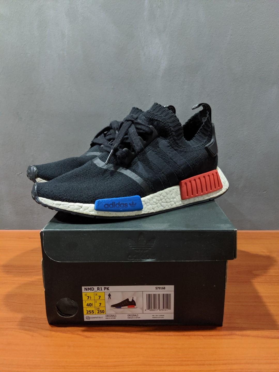 Adidas NMD R1 OG PK US 7.5, Men's Fashion, Footwear, Sneakers on Carousell