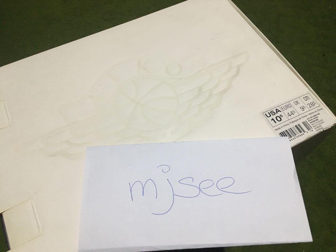 Air Jordan AJ 1 KO Rivals Authentic (Category: Sneakers) located in Quezon City. Submitted by mjsee21 (Listing ID 254657184, Image 3). Description: Air Jordan 1 KO Rivals Size: 10.5 US Authentic BNIB Note: UNC has some stains but can be clean, please see picture.