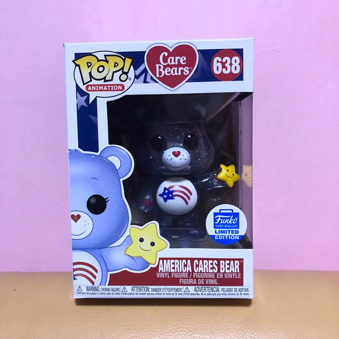 america cares bear funko pop