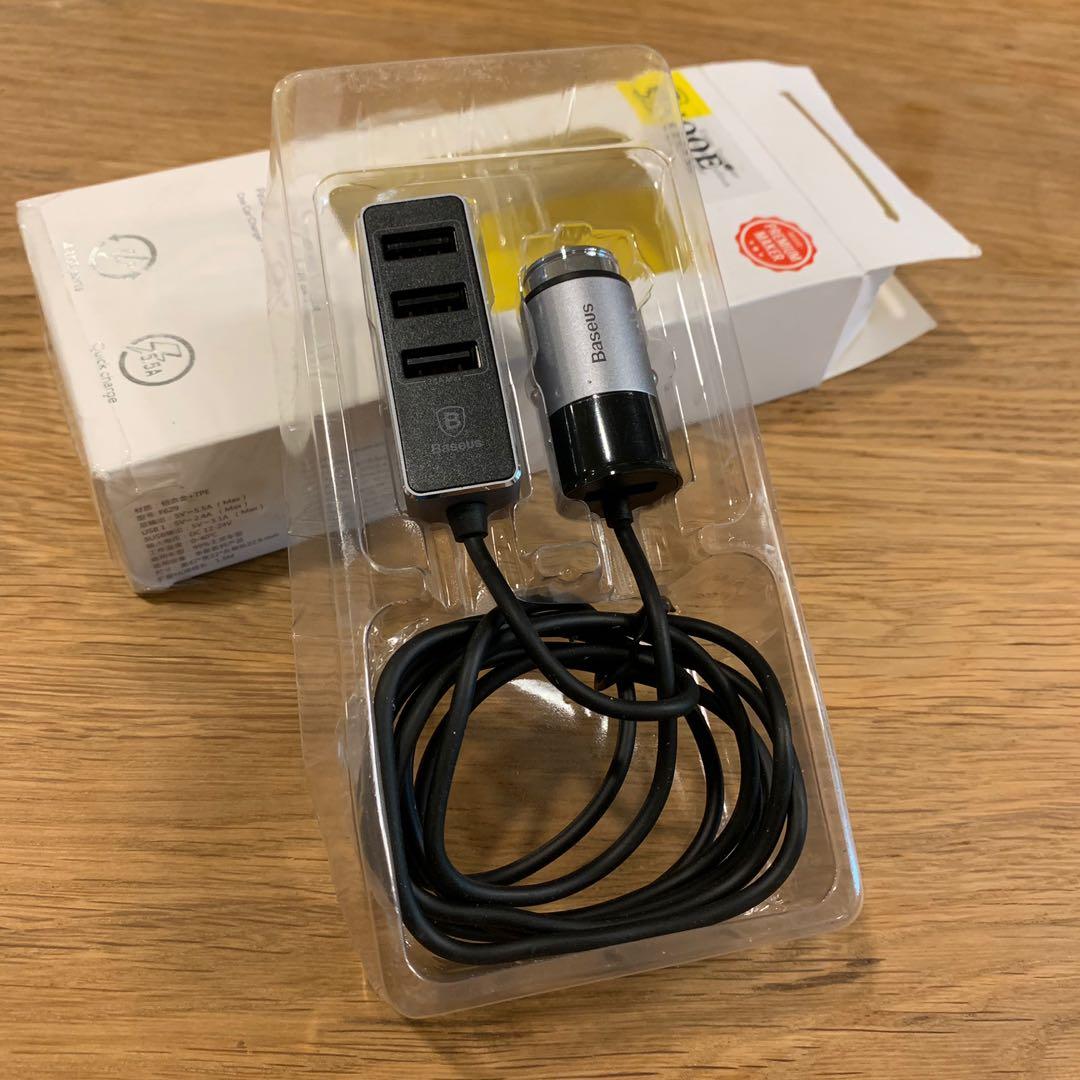 Baseus Car Usb Charger 4 Port Mobile Phones Tablets Mobile