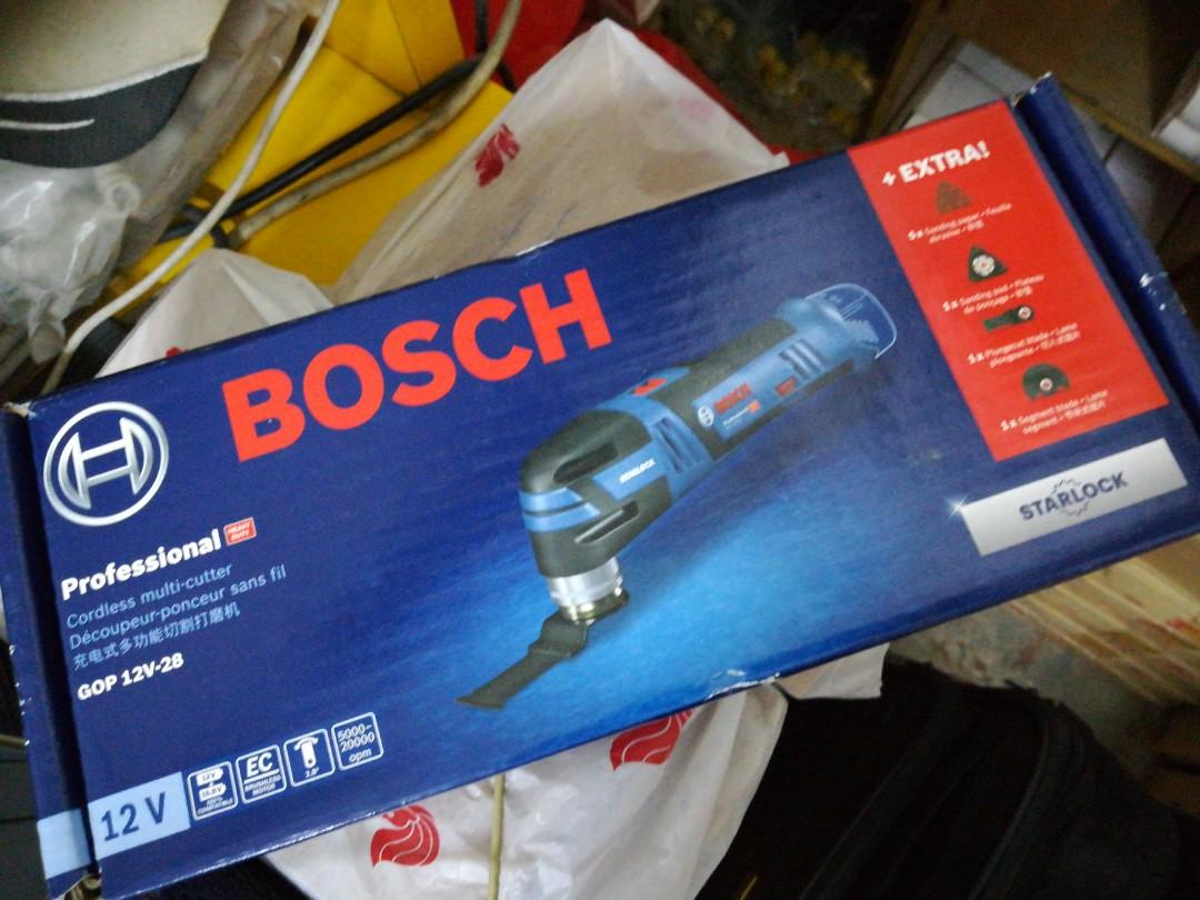 Bosch Gop 12v 28 Cordless Multi Cutter Bare Unit Everything
