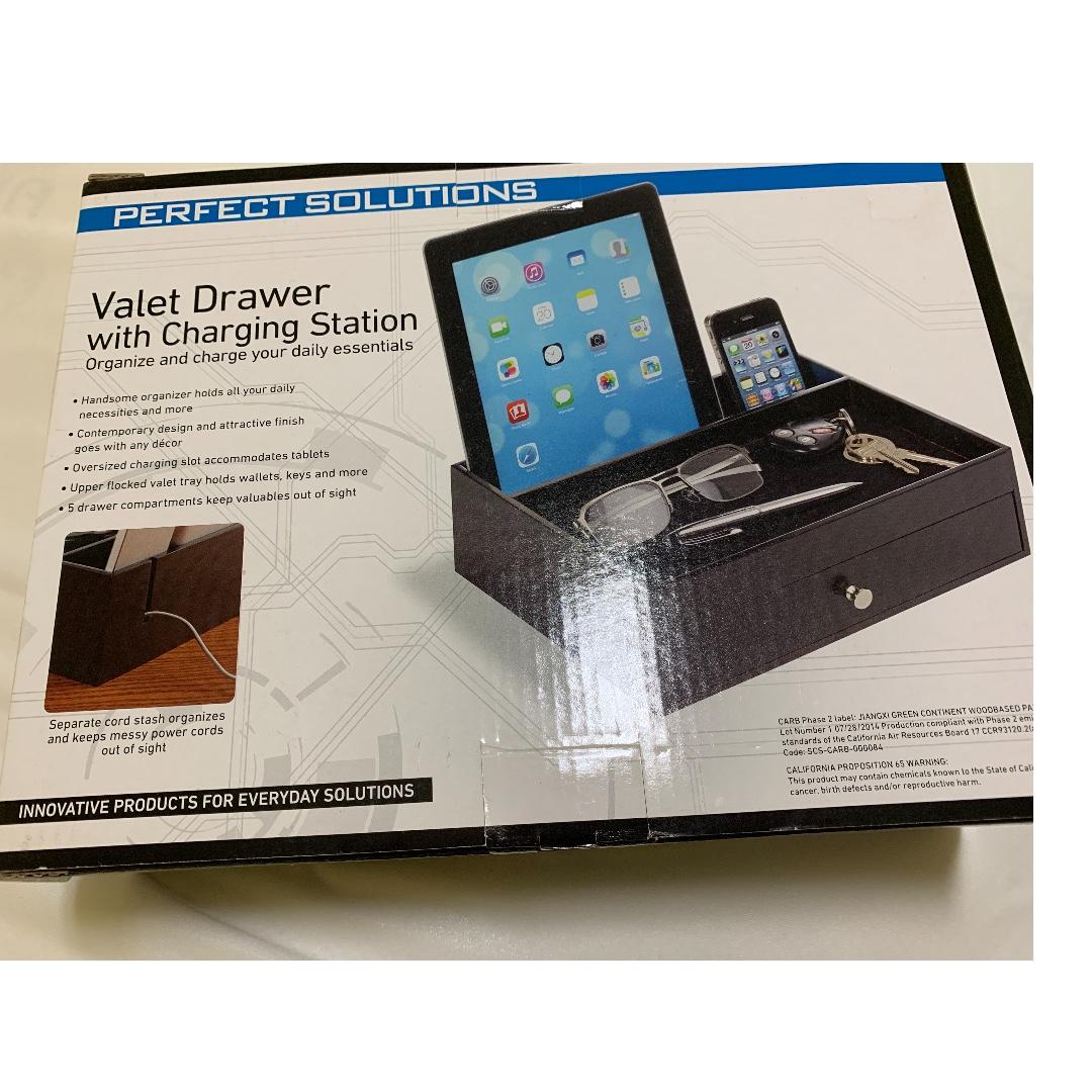 Brand New Valet Drawer With Charging Station Electronics Others