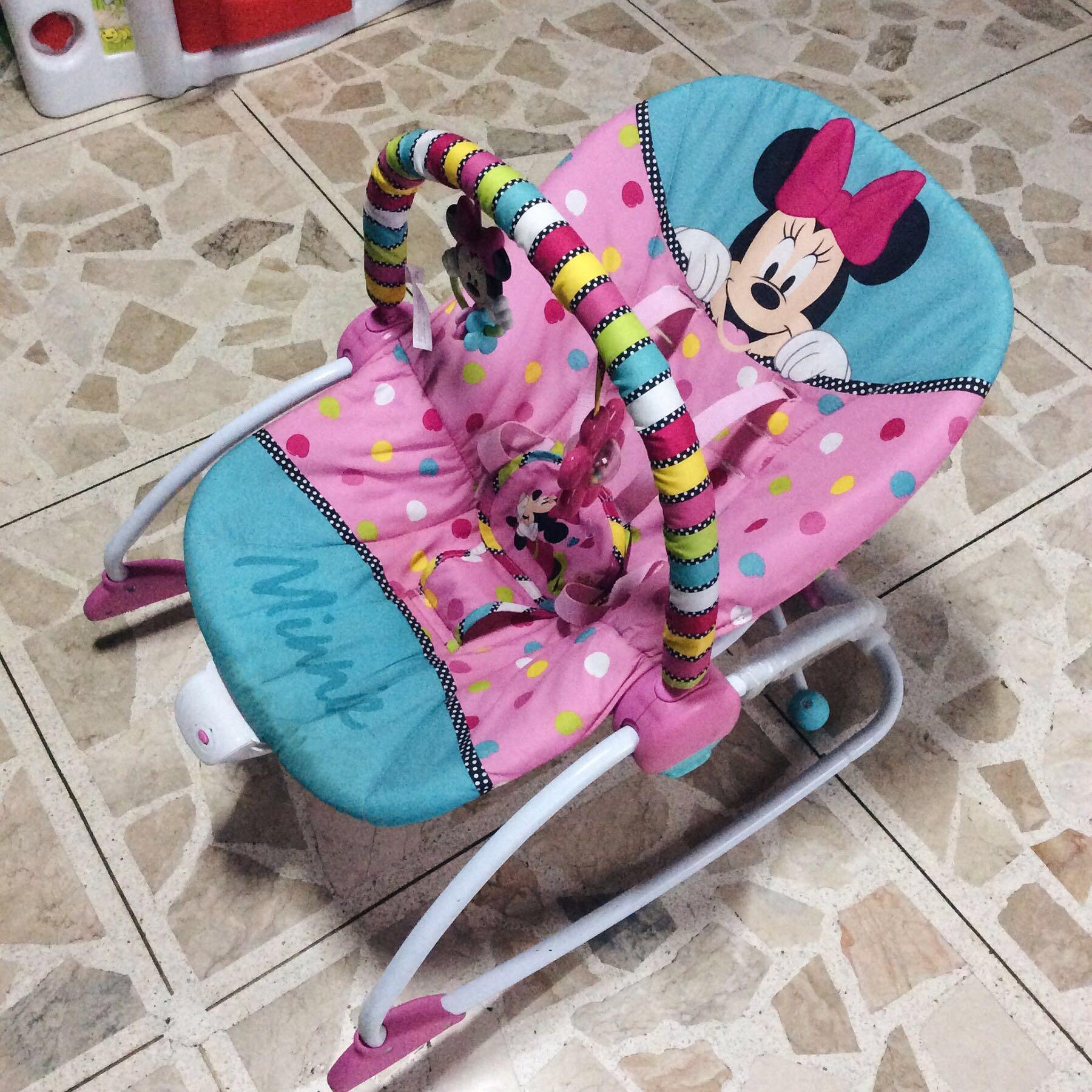 Minnie mouse peekaboo infant to toddler rocker hotsell