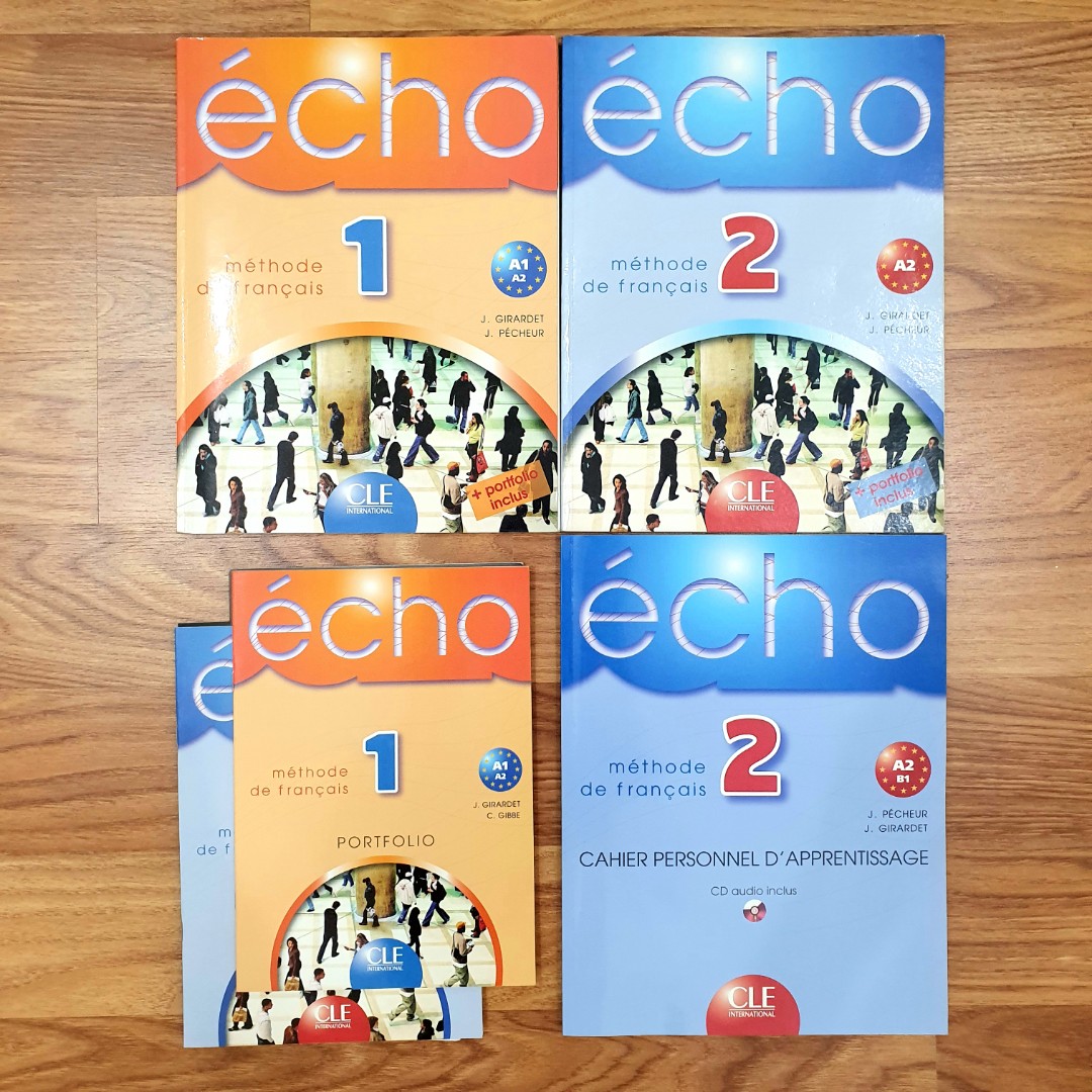 Buku Belajar Bahasa Perancis Echo Vol 1 2 Buku Alat Tulis Buku Pelajaran Di Carousell