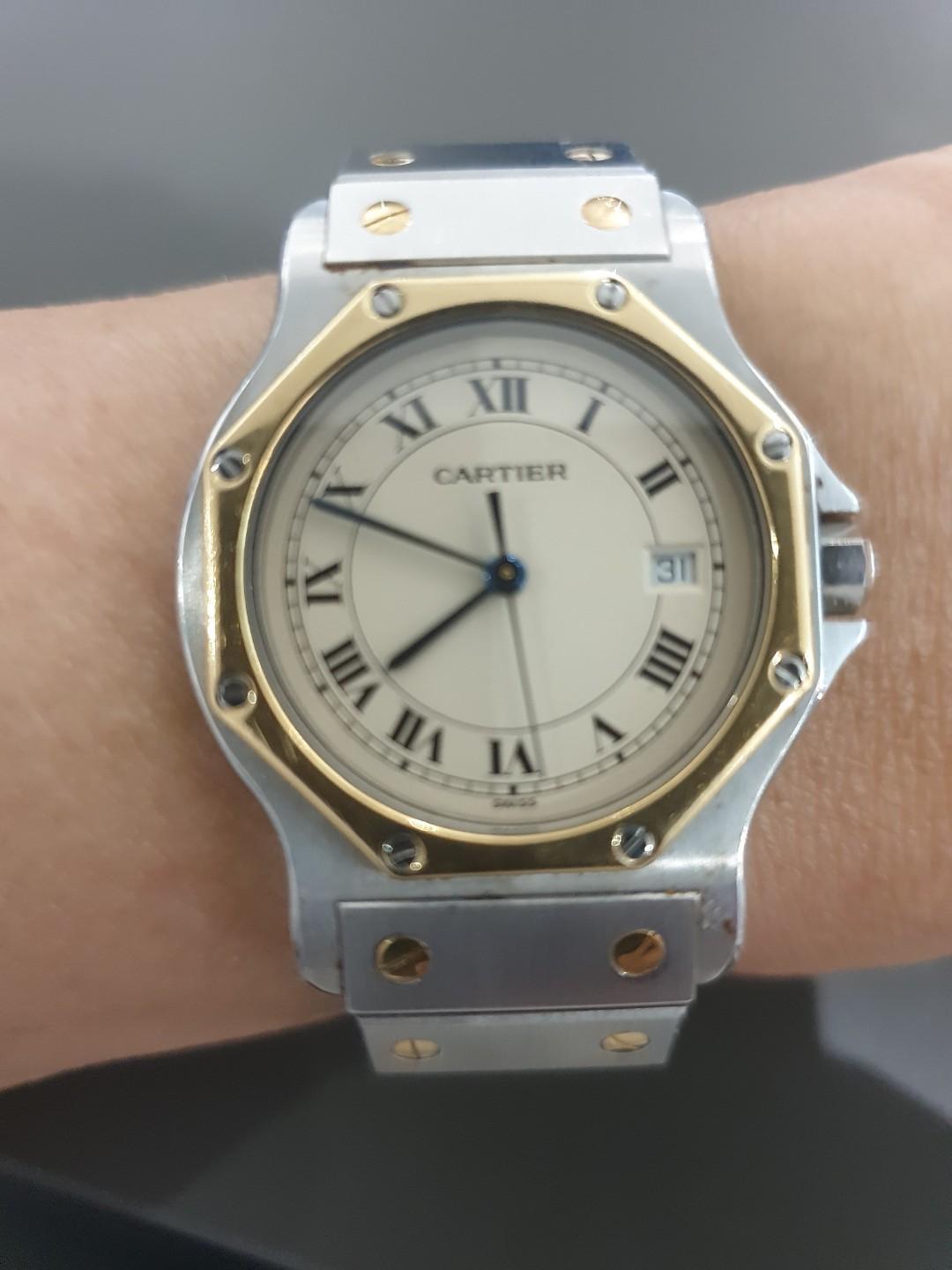 Cartier Santos Octagon Men boy s size