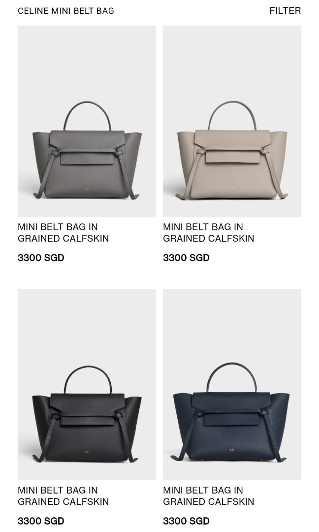 celine mini belt bag price