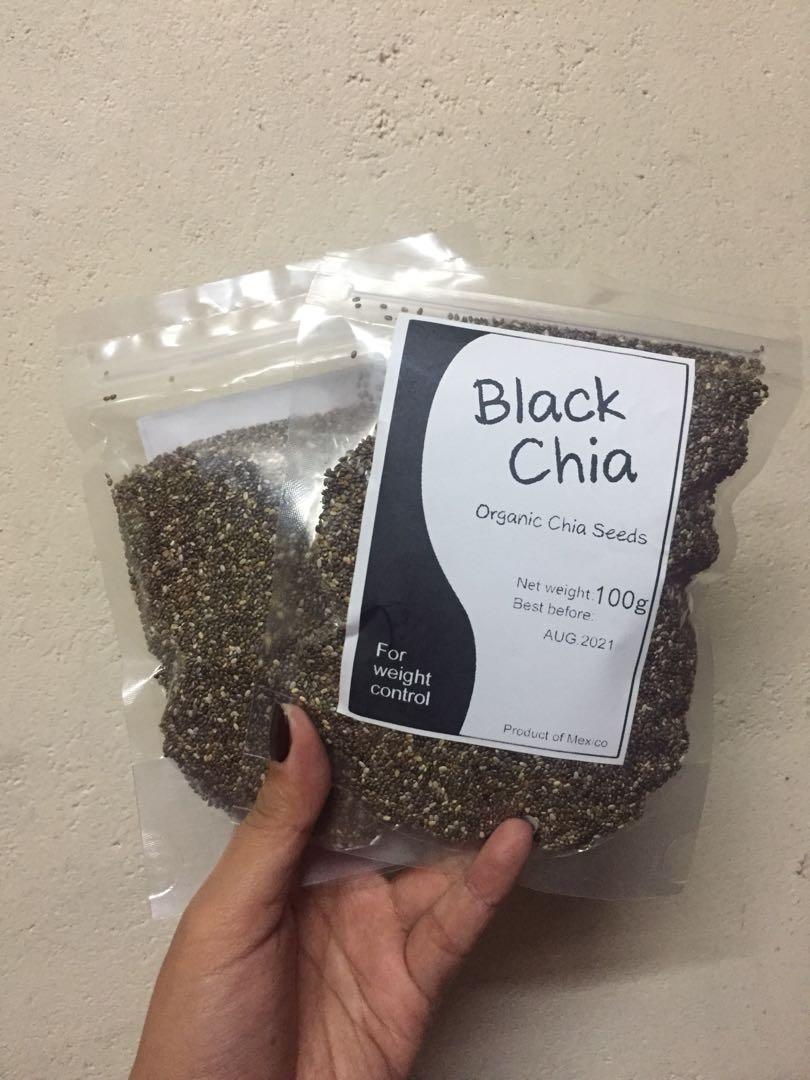 Chia seeds 100grams (Category: Health Food, Drinks & Tonics) located in Quezon City. Submitted by jklretail (Listing ID 254108966, Image 3). Description: 100grams - 85php 500grams - 400php 1 kilo - 750php.