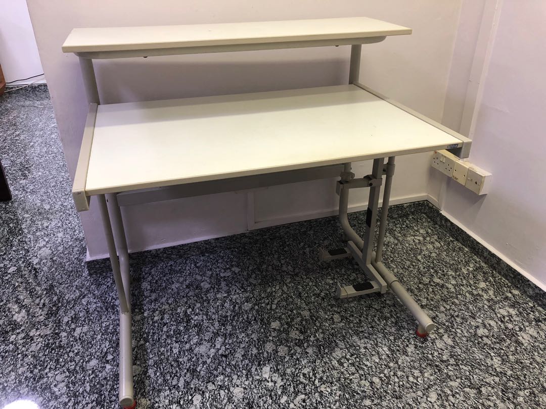 Computer table, Furniture & Home Living, Furniture, Tables & Sets on ...