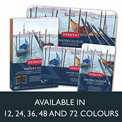 Derwent Colored Pencils Watercolor Water Color Pencils Drawing
