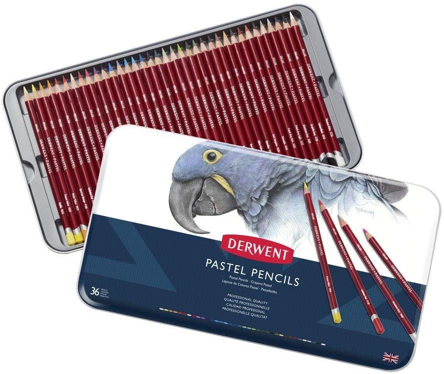 Derwent Pastel Pencils 36 Count Assorted Design Craft Craft