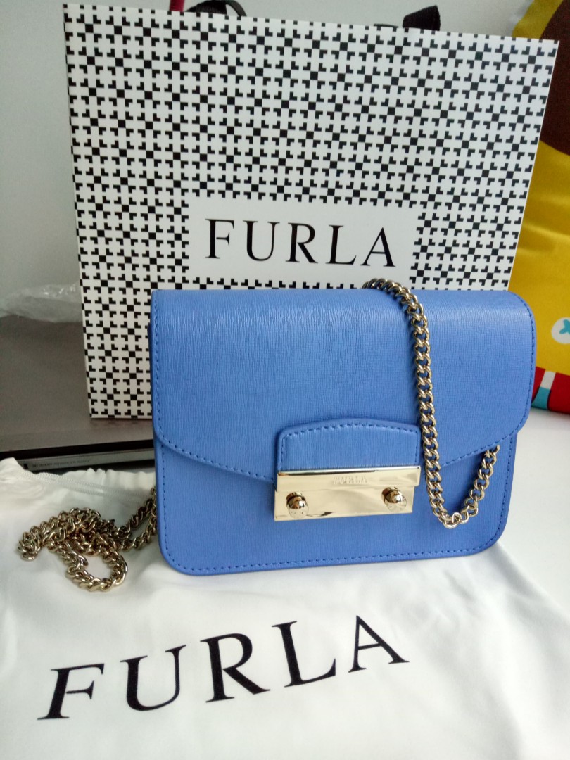 Furla celeste sale