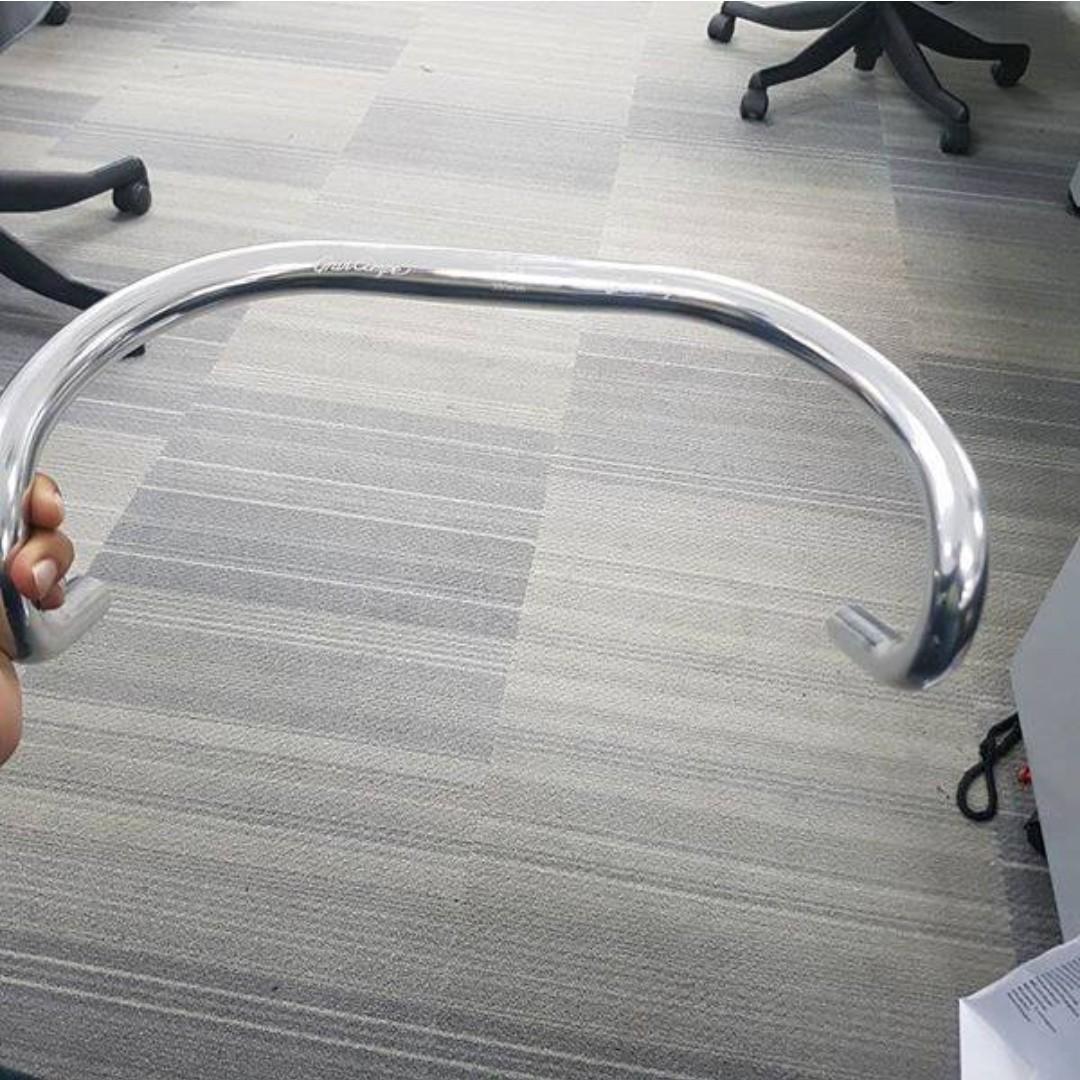 Gran Compe Drop Handle Track Bar. 25.4 dia, 380mm (Category: Bicycles) located in Muntinlupa City. Submitted by inalostcarro (Listing ID 254620067, Image 1). Description: Gran Compe Drop Handle Track Bar. 25.4 dia, 380mm Bought this. Fitted it, but never used it..
