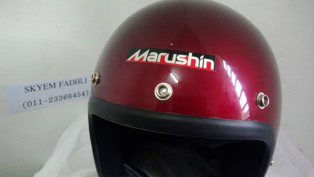 Helmet marushin half on sale