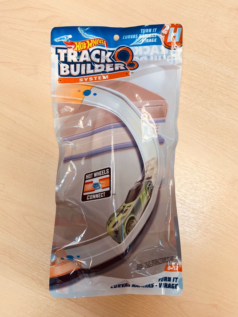 Hot wheels track builder turn sales it curved track set f