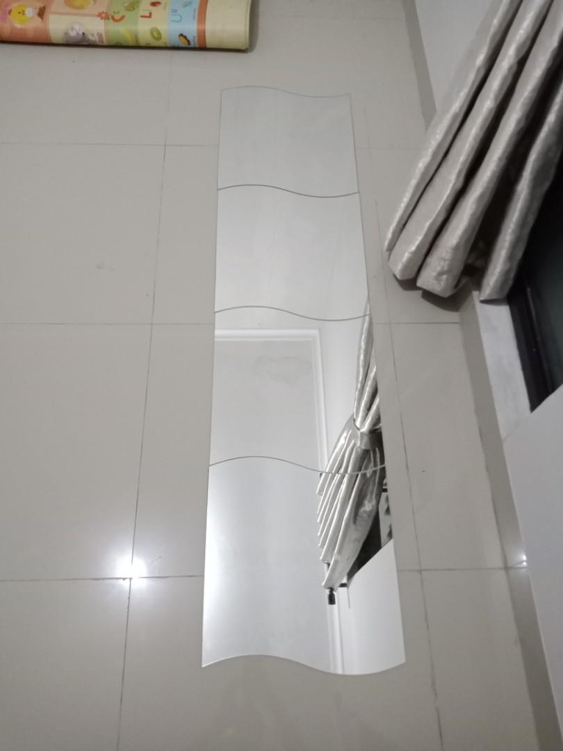 Ikea Krabb Wall Mirror 4 Piece 40x44cm Perabotan Rumah Di Carousell