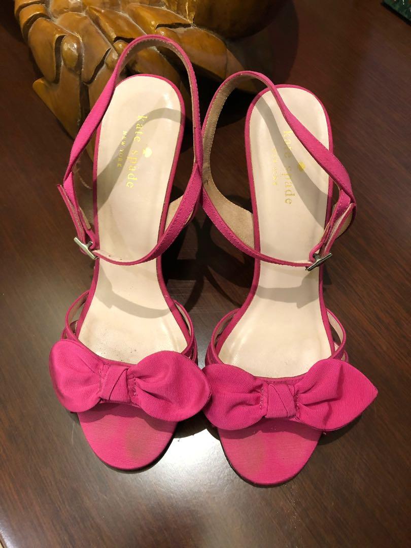 kate spade pink heels