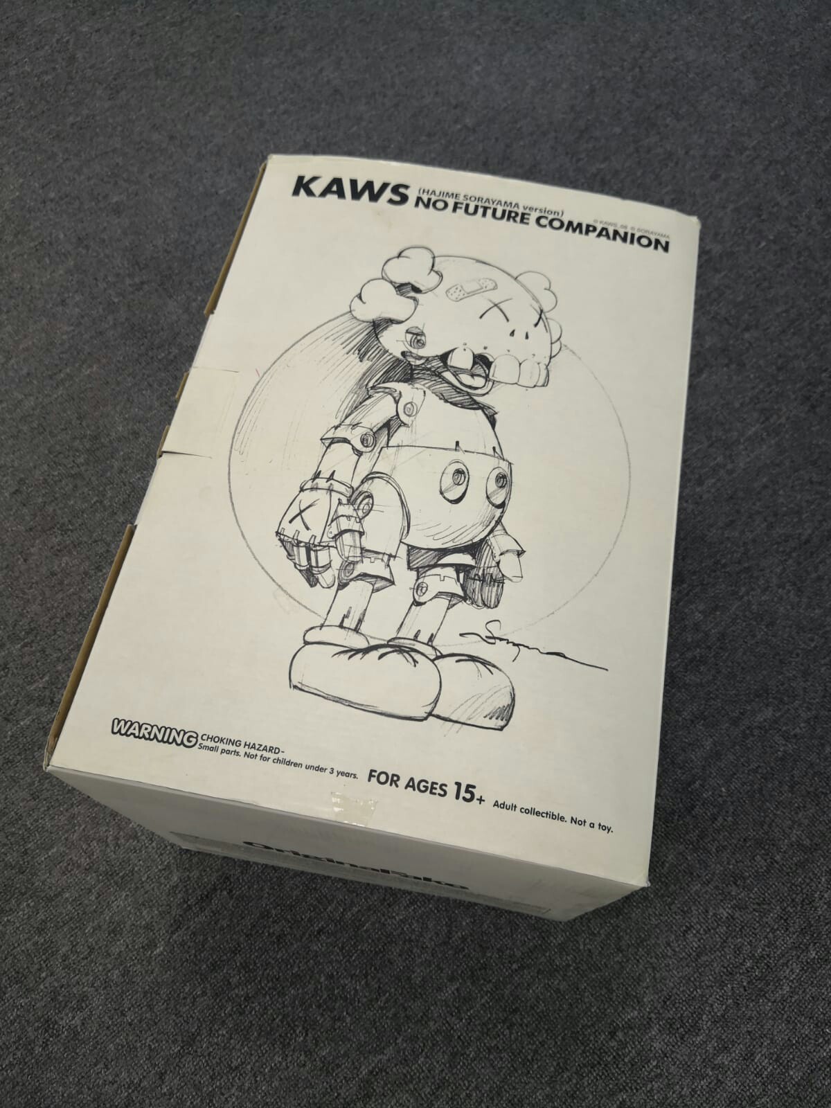 KAWS x 空山基KAWS X HAJIME SORAYAMA 沒有未來的伴侶（銀色） NO 