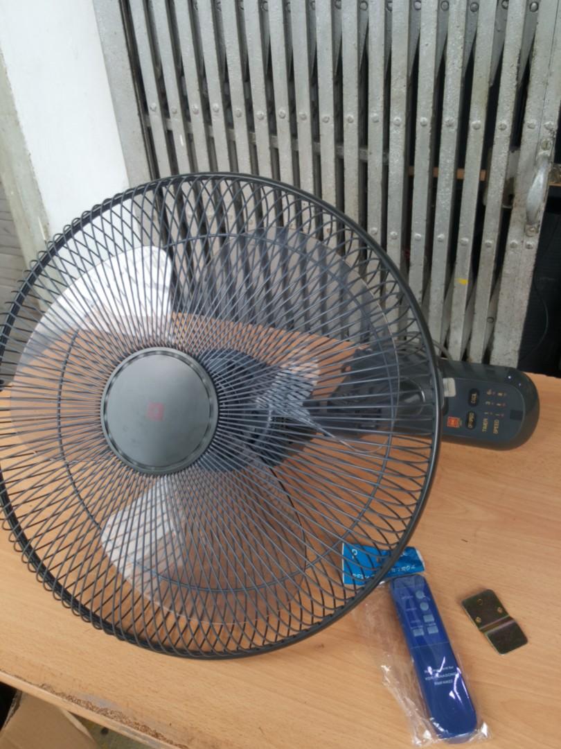 Kdk Wall Fan With Remote Controler And Wall Bracket Home