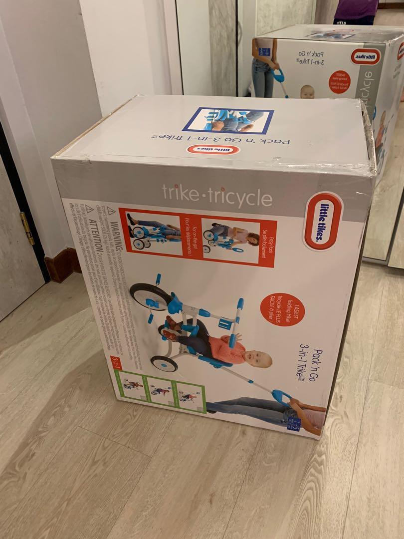 Little Tikes Pack n Go 3 in 1 Trike Babies Kids Infant