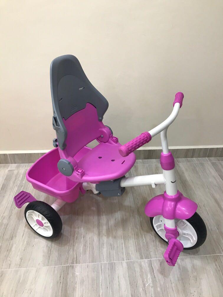 perfect fit 4 in 1 trike pink