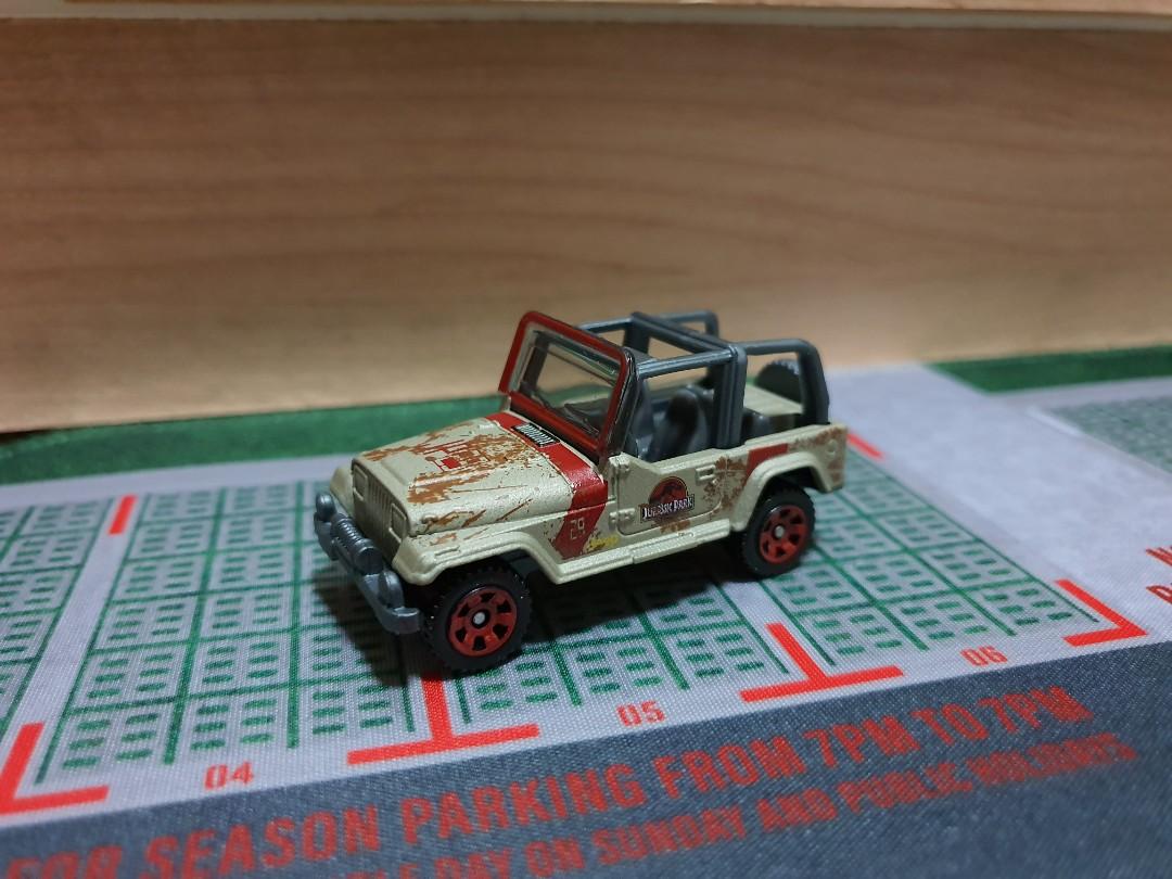 jurassic park jeep matchbox