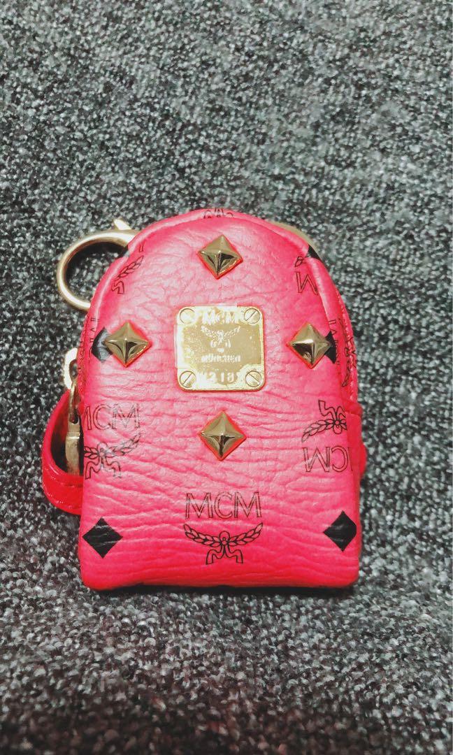 Mcm coin hotsell purse keychain