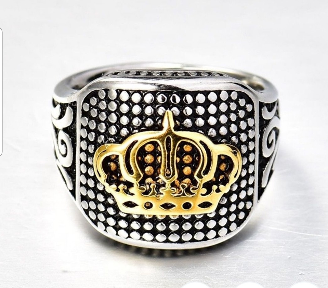 Mens Fashion Silver Gold Crown Ring Men s Fashion Watches