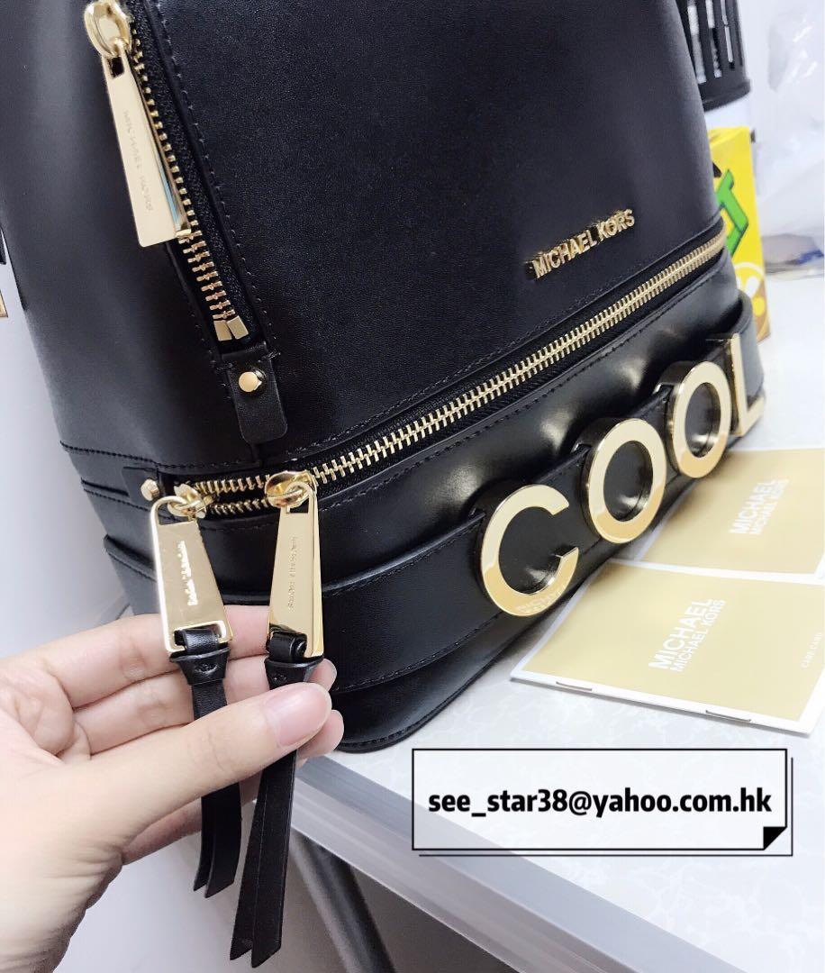 Michael kors rhea medium embellished leather backpack hotsell