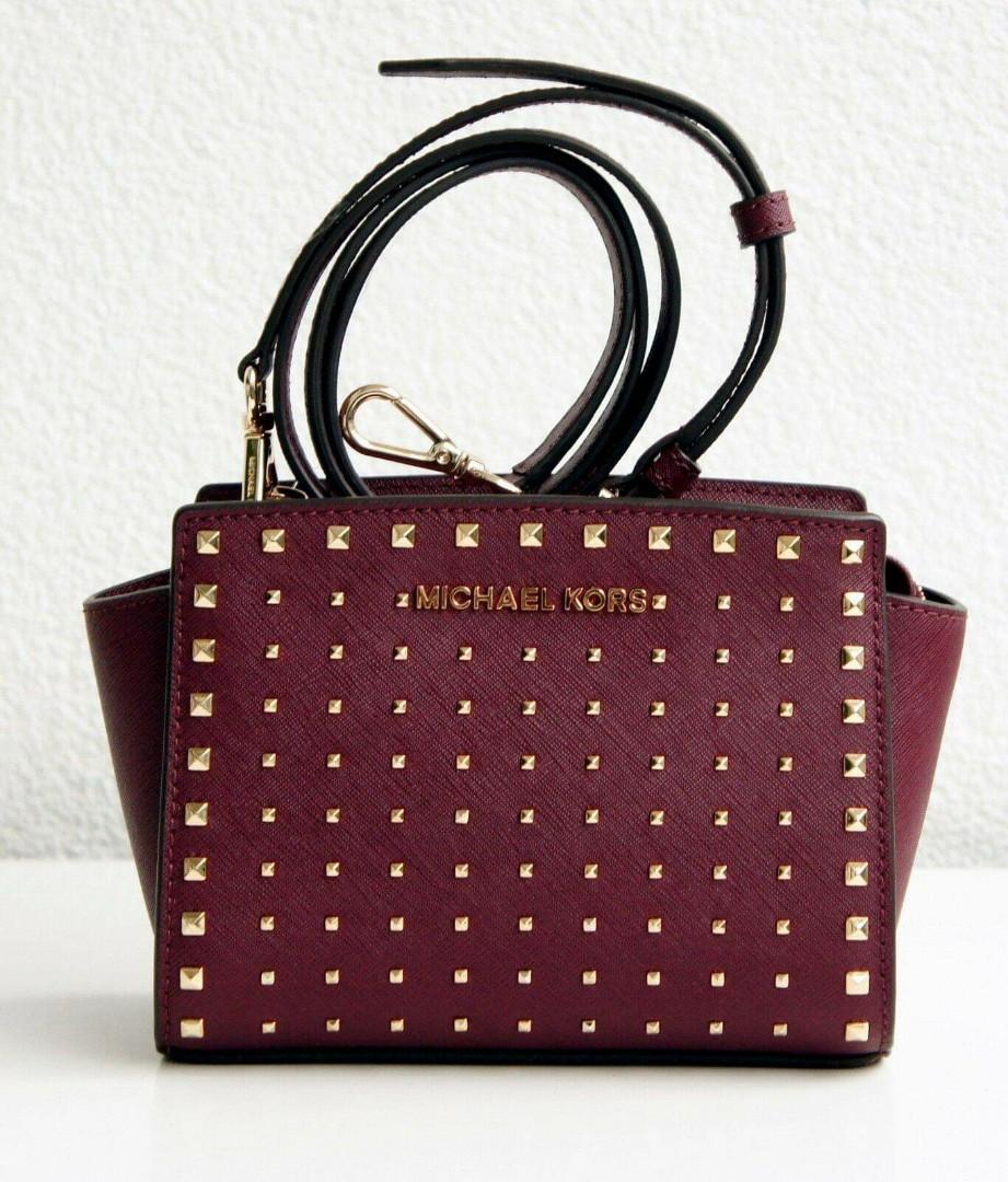 michael kors selma studded crossbody