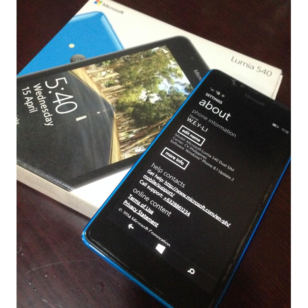 Microsoft Lumia 540 Dual SIM (Category: Android Others) located in Imus. Submitted by lee_way9 (Listing ID 254581262, Image 3). Description: •GOOD FOR MOBILE COLLECTORS *RARE MICROSOFT PHONE* •PRICE P4,000 (NEGOTIABLE) •CONTACT : 09105804723 DISPLAY: Type IPS LCD capacitive touchscreen, 16M colors Size 5.0 inches, 68.9 cm2 (~64.9% screen-to-body ratio) Resolution 720 x 1280 pixels, 16:9 ratio (~294 ppi density) PLATFORM: OS Microsoft Windows Phon