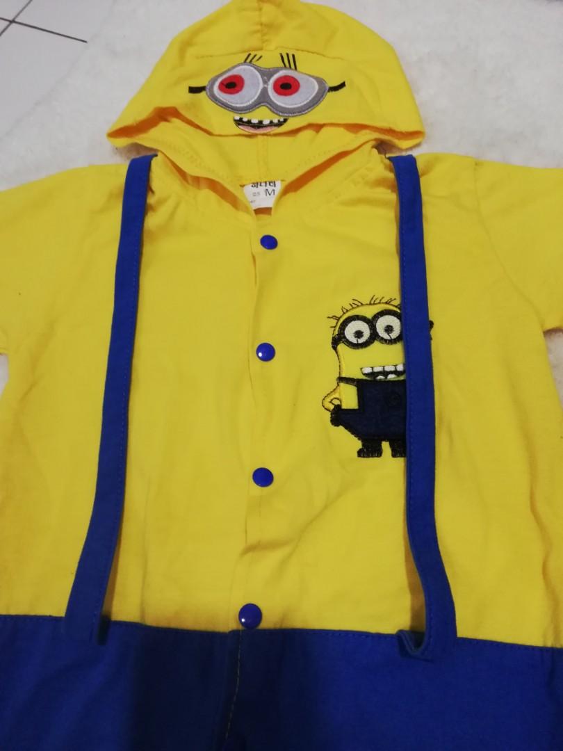 Minions Rompers Baby Costume Hooded, Babies & Kids, Babies & Kids