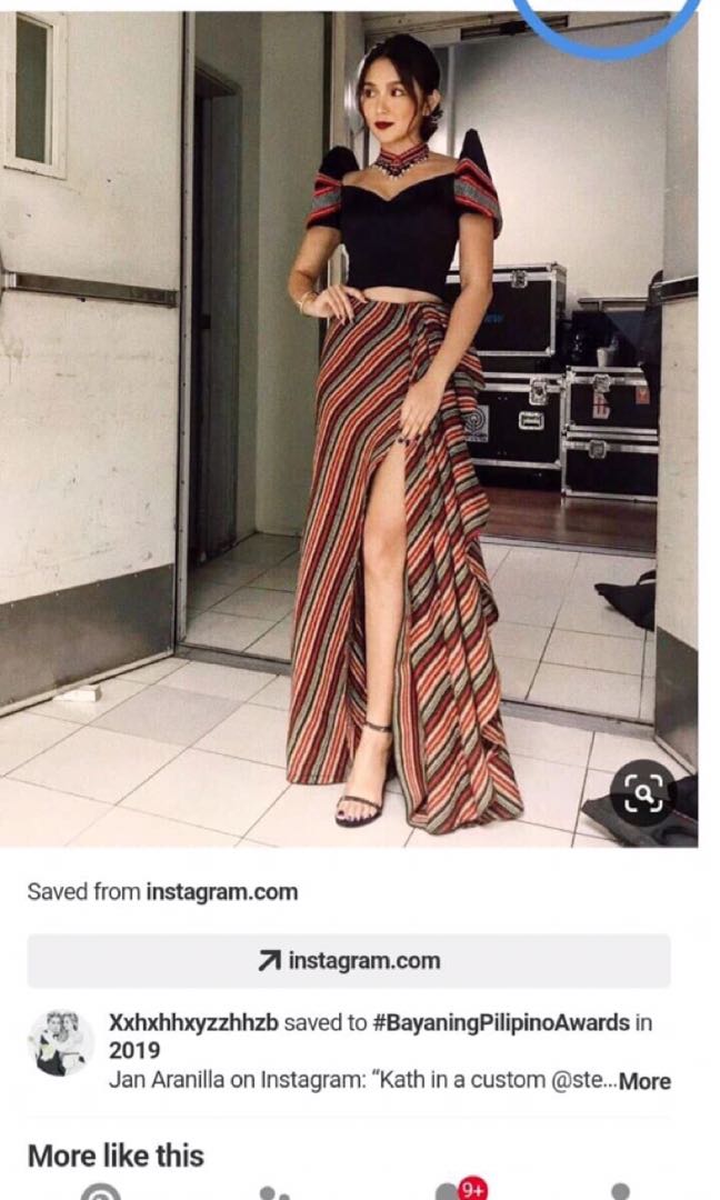 kathryn bernardo filipiniana dress